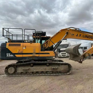 Excavatrice sur chenilles multifonctionnelle d'origine coréenne d'occasion Hyundai HX220HD Moteur Yanmar Haute efficacité Bon roulement de pompe - Product Image 1