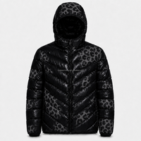 Veste thermochromique personnalisée pour homme, vêtement thermique, doudoune légère et chaude avec capuche, vente en gros