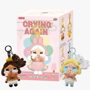 POP MART Crybaby Crying Again Tears Vinyl Face Plush Dolls Blind Boxes Figures <span class=keywords><strong>Action</strong></span> Figures Collectible Toys Pendant - Product Image 1