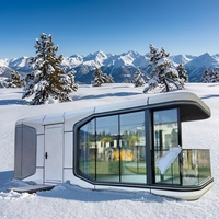 Maison préfabriquée mobile moderne, maison capsule écologique, maison capsule à prix d'usine de qualité supérieure, vente chaude, personnalisable