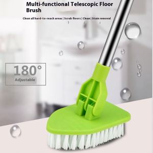 Multifunctional Retractable Triangle <b>Cleaning</b> <b>Brush</b> with Long Handle <b>for</b> Room <b>Cleaning</b>-Cross-Border Daily Necessities Supplier - Product Image 3