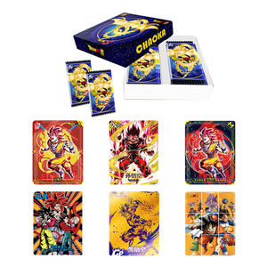 Boîte de boosters de figurines d'anime Dragon Ball Z, cartes <span class=keywords><strong>flash</strong></span> diamant, Son Goku, Vegeta, cartes à collectionner rares TCG, jeux de société de divertissement - Product Image 4