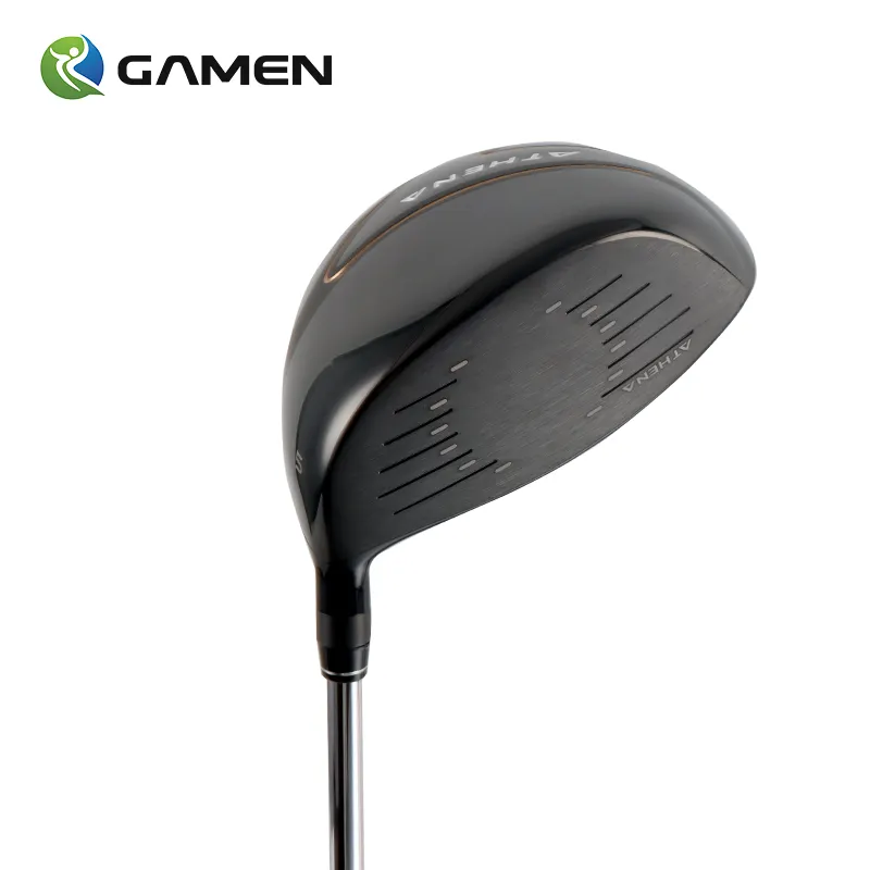 GAMEN Factory Made testa di Driver da Golf personalizzata di alta qualità mano destra 1 3 5 Driver da Golf nero da uomo in titanio