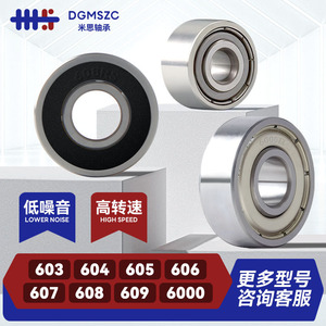 Deep Groove Ball Bearings 5x10x4 mm Chrome Steel Double Lid P0 Precision For Packaging Machinery And Food Processing - Product Image 2