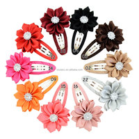 Accessoires cheveux BB épingles à cheveux filles coloré tissu fleur pinces à cheveux pour enfants