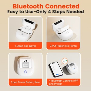 Mini Impresora Térmica Portátil sin Tinta C2-USB/ Habilitada <span class=keywords><strong>para</strong></span> Notas Adhesivas, Listas de Compras y Pegatinas Personalizadas - Product Image 4