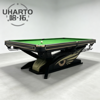 Mesa de billar china Z8 Tournament Standard de 45 mm con superficie de pizarra, de 6, 7, 8 y 9 pies, para uso comercial