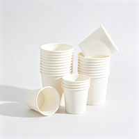 Super Septiembre: Mini Vasos de Papel Desechables para Degustación, Vasos Pequeños para Muestras, Vasos con Borde Enrollado, Apilables, de Grado Alimenticio, para Degustación de Pasteles