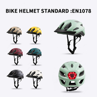 Casque de vélo en gros OEM ODM avec lumière LED, lentille magnétique, certifié CE-EN1078, visière anti-buée, design respirant