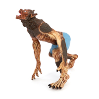 Vente en Gros PVC Solide Simulation Mythe Loup-Garou Loup Homme Figurines Jouet Animal Figurines