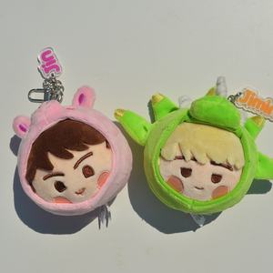 2026 FESTA Tian Zhengguo <span class=keywords><strong>Kim</strong></span> <span class=keywords><strong>Tae</strong></span>-<span class=keywords><strong>hyung</strong></span> V JIMIN Jungkook Llavero Colgante de Peluche Bordado con Cabeza Grande Tipo Dumpling - Product Image 5