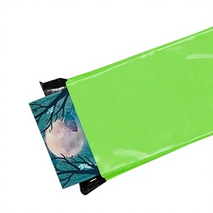 Bolsa de Envío de Polietileno Verde, Sellada por Tres Lados, Resistente a la Humedad, Precio de Fábrica, MOQ de 1000 Unidades - Product Image 1