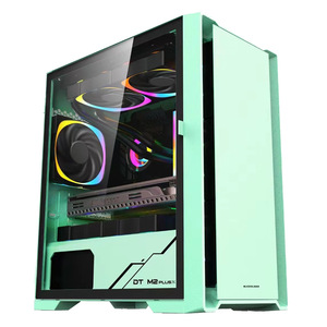 Carcasa de ordenador RGB ATX, armazón para juegos y Torres, <span class=keywords><strong>CPU</strong></span>, ITX, ATX, con ventiladores rgb - Product Image 1