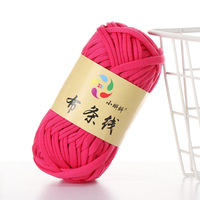 Premium 100% Polyester 2cm Largeur T-Shirt Fil 100g Boule pour Crochet Disponible en 33 Couleurs Solides Vibrantes