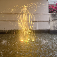 Fontaine à eau en acier inoxydable de petite taille, fabriquée en usine, design moderne, durable pour les patios intérieurs/extérieurs, les terrasses, les jardins et l'aménagement paysager