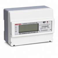 DELIXI DTSU6606vbr Compteur d'énergie triphasé à quatre fils, compteur KWh, compteur d'électricité 220V 380V CT DIN Rail LCD 4P