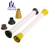 Manchon de fixation en plastique pour tube de construction, cône de fixation pour tube en plastique, pour béton, prix d'usine