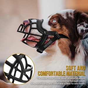 Maschera Protettiva Anti-Morso per Cani di Taglia Grande, Design Ergonomico, Facile da Indossare, in Plastica Solida, con Cinturino, Bestseller 2026 - Product Image 3