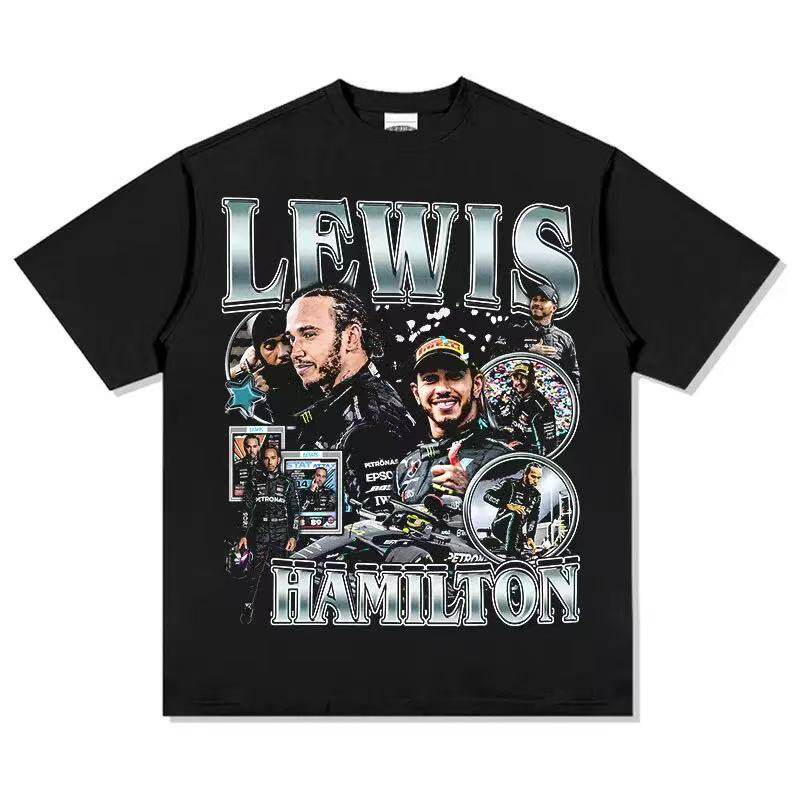 Hamilton 3 - Camiseta de manga corta negra