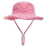 Sombreros de Pescador para Bebés y Niños Pequeños, con Logotipo Personalizado, Bordado 3D, Rayas de Algodón, Protección Solar, para Verano, Playa, Viajes, Venta al Por Mayor