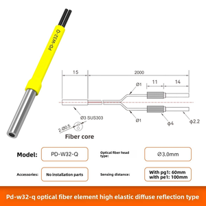 Sonde de capteur à fibre optique 100 % neuve et originale PD-W32-Q, haute élasticité, à réflexion diffuse, à travers le faisceau, réponse 0,1 ms - Product Image 2
