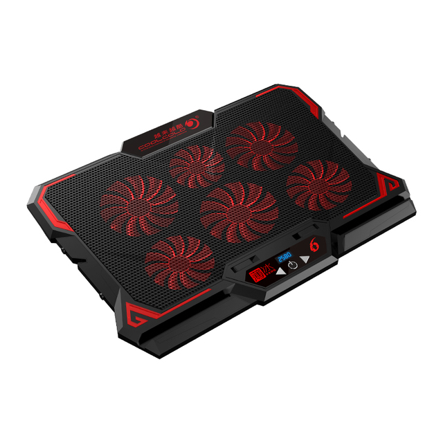 Cooling Pad for Tablet Pc Laptop Cooling Plate With Led Light Cooler Stand Two USB Port 2600RPM Laptop Cooling Pad Laptop Stand