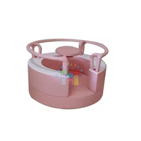 Comercial niños patio interior suave carrusel eléctrico Go Round juegos de equitación