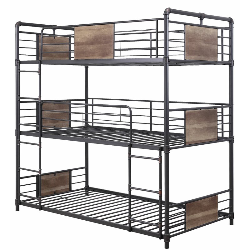 Современная Личная трехярусная кровать из нержавеющей стали, Съемная мебель для спальни, двухъярусная кровать с лестницей для университета