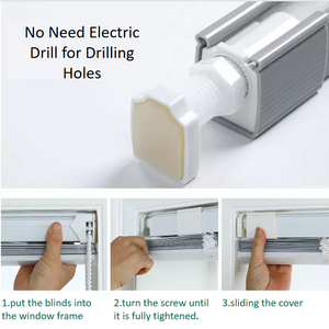 إكسسوارات ستائر فينيسية بدون حفر لا تضر بسطح الجدار، مكونات ستائر فينيسية أقوى وأكثر متانة، قطع غيار ستائر - Product Image 3