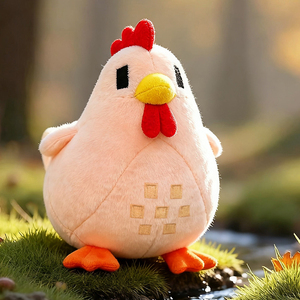 Juguete de Peluche de Pollo de <span class=keywords><strong>Stardew</strong></span> <span class=keywords><strong>Valley</strong></span>, Adorable Peluche de Animal de Pollo Suave, Regalo de Cumpleaños para Niños, Juguete de Compañía Reconfortante - Product Image 4