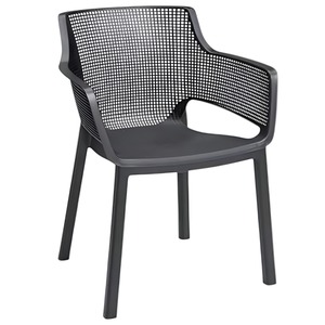 SEDIA ELISA IN RESINA GRAFITE - Product Image 1