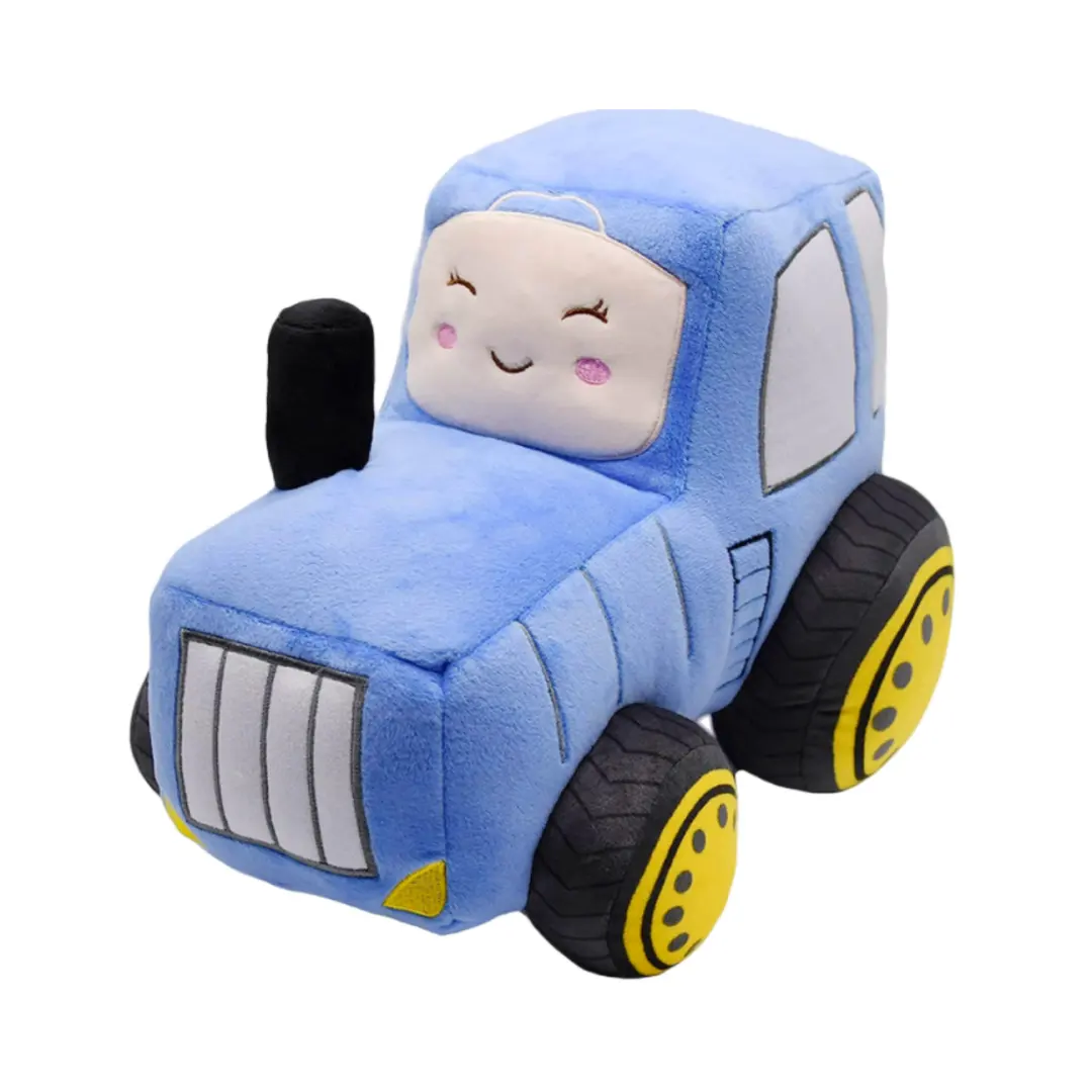 Giocattoli di peluche per auto ripiene di trattori personalizzati regali eccellenti per bambini o feste di compleanno