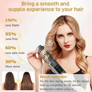 Spazzola ad Aria Calda Senza Fili 2-in-1 per Capelli Ricci e Lisci, Styler Rapido - Product Image 2