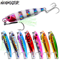 NOUVEAU Leurre de pêche en métal NEWMAJOR 10-60g 5-9cm, leurre coulant en fer pour brochet, bar, tilapia, dorade, eau salée, eau douce, pêche en mer, matériel de pêche