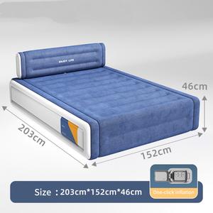 Materasso gonfiabile ad aria, moderno, a grandezza naturale, con pompa convertibile, materassino gonfiabile gonfiabile, per uso domestico, da campeggio - Product Image 6