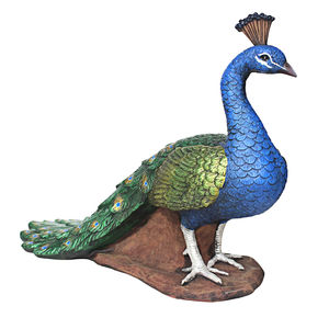 Finamente detallado patio césped jardín ornamento resina pavos reales estatua escultura estatuilla - Product Image 3