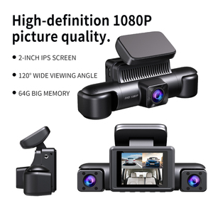 Xu Hướng Mới Hộp Đen Kép Dash Cam 4-Ống Kính Xe <span class=keywords><strong>DVR</strong></span> HD 1080P Video Recorder Với Ghi Âm Vòng Lặp Tầm Nhìn Ban Đêm 1-Năm Bảo Hành - Product Image 6