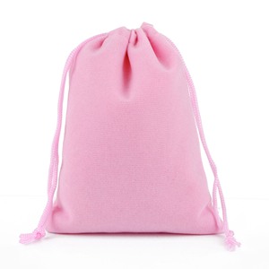 10X20cm 큰 긴 <span class=keywords><strong>Drawstring</strong></span> 벨벳 화장품 가방 메이크업 브러쉬 파우치 - Product Image 4