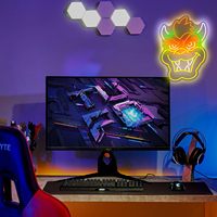 Anime Mario LED Neon Sign Lamp Dimmable Acrylic Game Room Sign for Kids Bedroom for Gaming & Entertainment