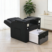 Chaise de pédicure LED pour manucure, mobilier de salon de beauté professionnel, meilleures chaises de pédicure électriques, chaise de spa avec massage du dos
