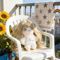 Poupée en peluche personnalisée, douce et mignonne, en coton PP, figurine rembourrée pour filles, cadeau d'anniversaire, échantillon rapide, conception gratuite