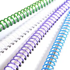 Penjilid Plastik Spiral Binding untuk Kantor Binding Kawat Suplai dan Alat Tulis Mesin Binding Kawat Ganda