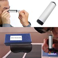 Spectroscope de poche léger pour bijoux et pierres précieuses, outil d'identification gemmologique, prisme court en aluminium et plastique de 55 mm