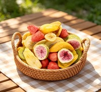 Zoete smaak FD gevriesdroogde gehele geconserveerde figuinen in bulk, knapperige figuinsnacks fruit