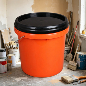 Seau en plastique de 16 L pour produits chimiques et peintures, seau scellé avec couvercle pour revêtements, seau en plastique de 16 L - Product Image 1