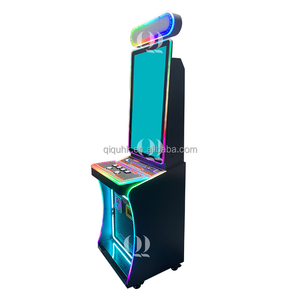 QIQU Arcade haute tenue métal rentable 32 pouces avec petite armoire de jeu de compétence à écran tactile d'écran publicitaire - Product Image 1