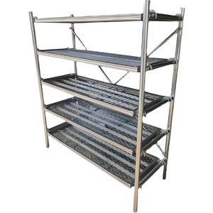 Stainless Steel Concrete Block Rack For Laboratory <b>Cement</b> Curing Room Industrial Design 5 Tier Shelf - Product Image 1