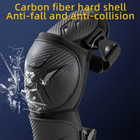 Protectores de Rodilla y Codo para Motocicleta, Scooter, Patineta y Ciclismo - Almohadillas con Correas Ajustables para Mayor Seguridad al Conducir