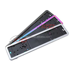 Soporte de marco de matrícula duradero KTD, cubierta metálica para matrícula de coche, soporte para matrícula - Product Image 1