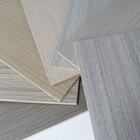 Contreplaqué mélaminé à texture chêne blanc naturel, panneau mélaminé sur mesure fabriqué en Chine pour la décoration intérieure commerciale